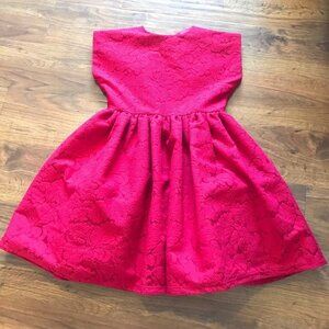 Chasing fireflied red Dress